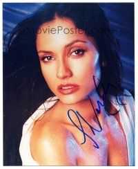 7t713 LEONOR VARELA signed color 8x10 REPRO still '02 sexy super close up wearing nearly nothing!