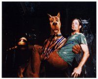7t737 MATTHEW LILLARD signed color 8x10 REPRO still '00s great image as Shaggy from Scooby-Doo!