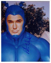 7t751 PATRICK WARBURTON signed 8x10 REPRO still '02 best portrait in costume as The Tick!