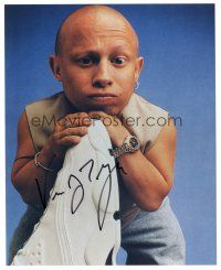 7t825 VERNE TROYER signed 8x10 REPRO still '00s great close portrait of Mini Me!