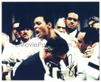 7t830 WILL SMITH signed 8x10 REPRO still '02 close portrait as Cassius Clay from Ali!
