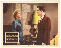 7t105 ALL ABOUT EVE signed LC #8 '50 by Celeste Holm, who's close up with Gary Merrill!