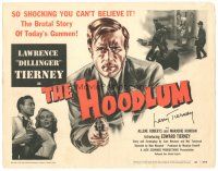 7t100 HOODLUM signed TC '51 by Lawrence 'Larry' Tierney, cool film noir art!