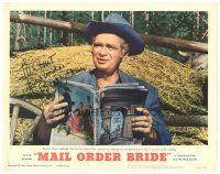 7t117 MAIL ORDER BRIDE signed LC #8 '64 by Buddy Ebsen, who's finding a bride in mail order catalog