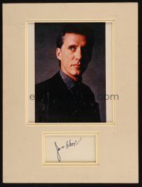 7t223 JAMES WOODS double matted signature + color REPRO '90s head & shoulders portrait of the star!