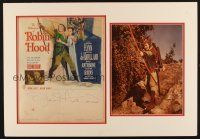 7t004 OLIVIA DE HAVILLAND signed R48 WC + 11x14 REPRO '80s The Adventures of Robin Hood!