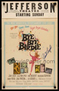 7t237 BYE BYE BIRDIE signed WC '63 by Janet Leigh, art of her with sexy Ann-Margret!