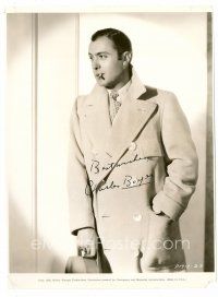 7t264 CHARLES BOYER signed 7.5x10.25 still '35 showing his old world charm while making Shanghai!