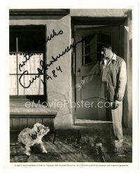 7t271 CURT SIODMAK signed 8x10 still '42 special effects image of Jon Hall in Invisible Agent!