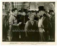 7t280 DOUGLAS FAIRBANKS JR signed 8x10 still '39 with crowd of men from Rules of the Sea!