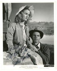 7t283 EDDIE QUILLAN signed 8x10 still '40 ever youthful as Connie from The Grapes of Wrath!