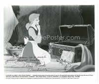 7t310 ILENE WOODS signed 8x10 still R80s she was the voice of Walt Disney's Cinderella!
