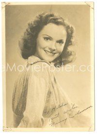 7t422 NANCY COLEMAN signed deluxe 5x7 still '40s waist-high portrait of the pretty actress!
