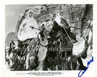 7t368 OMAR SHARIF signed 8x10 still R71 riding camels with Peter O'Toole from Lawrence of Arabia!