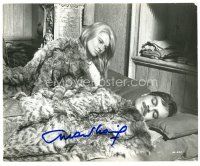 7t365 OMAR SHARIF signed 8x10 still '65 Julie Christie watches him sleep in Doctor Zhivago!