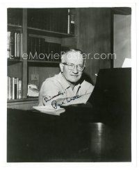 7t371 PAUL WESTON signed 8x10 still '70s the composer & conductor sitting at his piano!