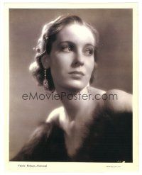 7t460 VALERIE HOBSON signed 3x4.5 note paper '50s comes with REPRO, can be framed together!