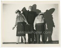 7w053 ABBOTT & COSTELLO MEET FRANKENSTEIN 8x10 still '48 monster Glenn Strange grabbing Bud & Lou!