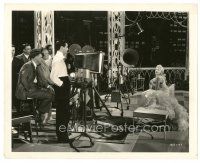 7w063 BROADWAY MELODY OF 1936 candid 8x10 still '35 Roy Del Ruth & Robert Taylor with June Knight!