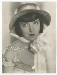 7w266 COLLEEN MOORE 7.25x9.5 still '29 pretty close portrait about to make Smiling Irish Eyes!