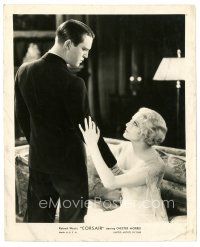 7w271 CORSAIR 8x10 still '31 great image of Chester Morris standing over sexy Thelma Todd!