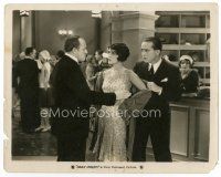 7w286 DARK STREETS 8x10 still '29 Jack Mulhall stands behind sexy Lila Lee as angry man glares!