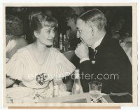 7w302 DOLORES COSTELLO 6.5x8.5 news photo '30s cool image of Mrs. John Barrymore w/Arthur Byron!