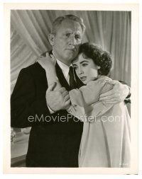 7w342 FATHER'S LITTLE DIVIDEND 8x10 still '51 Spencer Tracy comforts sad Elizabeth Taylor!