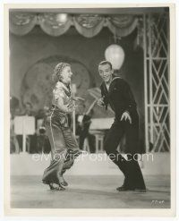 7w350 FOLLOW THE FLEET 8x10 still '36 great image of Ginger Rogers & Fred Astaire dancing!