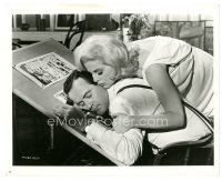 7w411 HOW TO MURDER YOUR WIFE 8x10 still '65 Virna Lisi discovers Jack Lemmon plans to murder her!