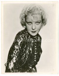 7w423 IDA LUPINO 8x10 still '30s super young close up with blonde hair & wild outfit!
