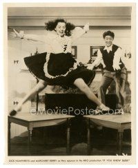 7w424 IF YOU KNEW SUSIE 8x10 still '47 Dick Humphreys & Margaret Kerry dancing on tables!