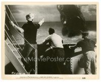 7w431 IT CAME FROM BENEATH THE SEA 8x10 still '55 Ray Harryhausen fx, tentacle threatening ship!