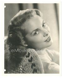 7w440 JANET LEIGH 8x10 key book still '50s super close head & shoulders portrait of the sexy star!