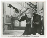 7w462 KILLERS 8x10 still '64 best close up of Lee Marvin on his knees pointing his gun!