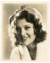 7w482 LILIAN ROTH 8x10 still '30s beautiful smiling portrait of the sexy star by Otto Dyar!