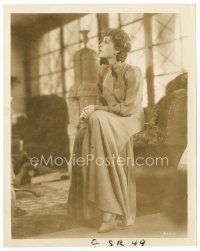 7w502 LUISE RAINER 8x10 still '37 full-length seated portrait from The Emperor's Candlesticks!