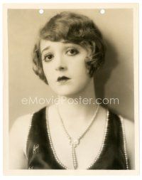 7w506 MADGE BELLAMY 8x10 key book still '20s great head & shoulders close up of the star by Autrey!
