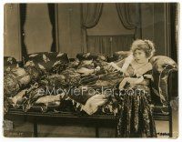 7w519 MARION DAVIES 7.25x9.5 still '20s wonderful full-length portrait laying on couch!