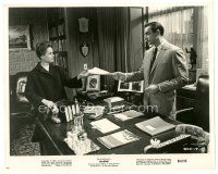 7w522 MARNIE 8x10 still '64 Sean Connery & Tippi Hedren in office, Alfred Hitchcock directed!