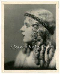 7w530 MAY McAVOY deluxe 8x10 still '20s wonderful profile portrait by Nathaniel Frank!