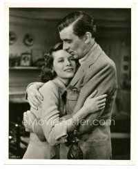 7w537 MINIVER STORY deluxe 8x10 still '50 pretty Cathy O'Donnell embracing Walter Pidgeon!