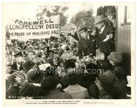 7w542 MR. DEEDS GOES TO TOWN 8x10 still '36 Gary Cooper mobbed at Mandrake Falls homecoming!
