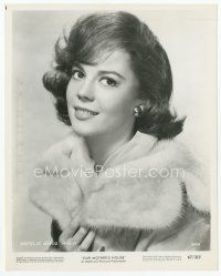 7w556 NATALIE WOOD 8x10 still '67 sexy portrait wearing fur coat from Our Mother's House!