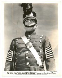 7w571 ON DRESS PARADE 8x10 still '39 close up of Billy Halop in military parade dress uniform!