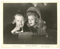 7w573 ONCE UPON A HONEYMOON 8x10 still '42 close up of Ginger Rogers & Albert Dekker!