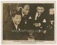7w580 O'VOUTIE O'ROONEY 8x10 still '47 best close up of The Slim Gaillard Trio at piano!