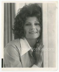 7w615 RITA HAYWORTH 8x10 still '70s head & shoulders portrait of the legend late in her career!