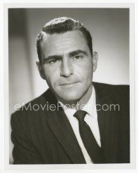 7w728 TWILIGHT ZONE TV 7.25x9.25 still '59 portrait of the Rod Serling when the show first aired!
