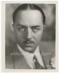 7w760 WILLIAM POWELL 8x10 still '30 great close up looking stern in suit & tie!